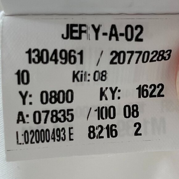 Boss Hugo Boss Slim Fit Jery LS Button Down Dress Cotton Shirt White Sz 15.5/39 - Picture 6 of 15